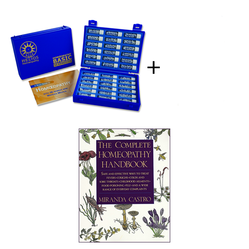 Homeopathic Deluxe Remedy Kit and Handbook - Homeopathy Kits