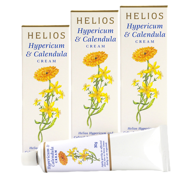 Hypericum & Calendula Cream Helios Creams 3 Pack